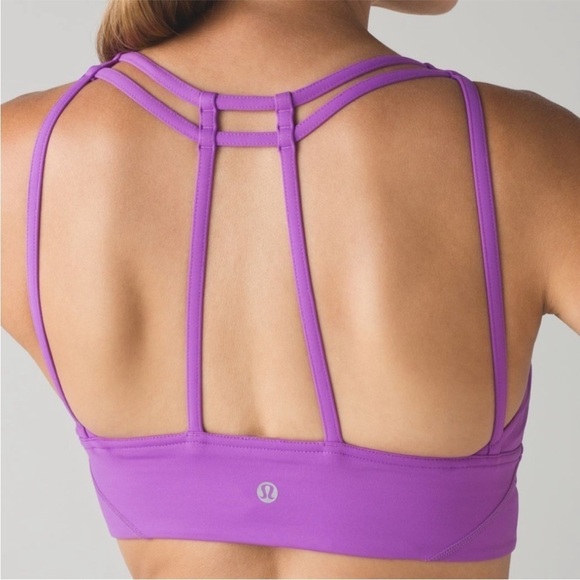 Lululemon As You Like Bra Sports Bra Size 2 Moonlit Magenta Purple - Picture 3 of 10